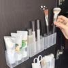 Practical and Stylish Makeup Organizer with Wall-mounted and Desktop Organizer Function for Easy Access and Storage