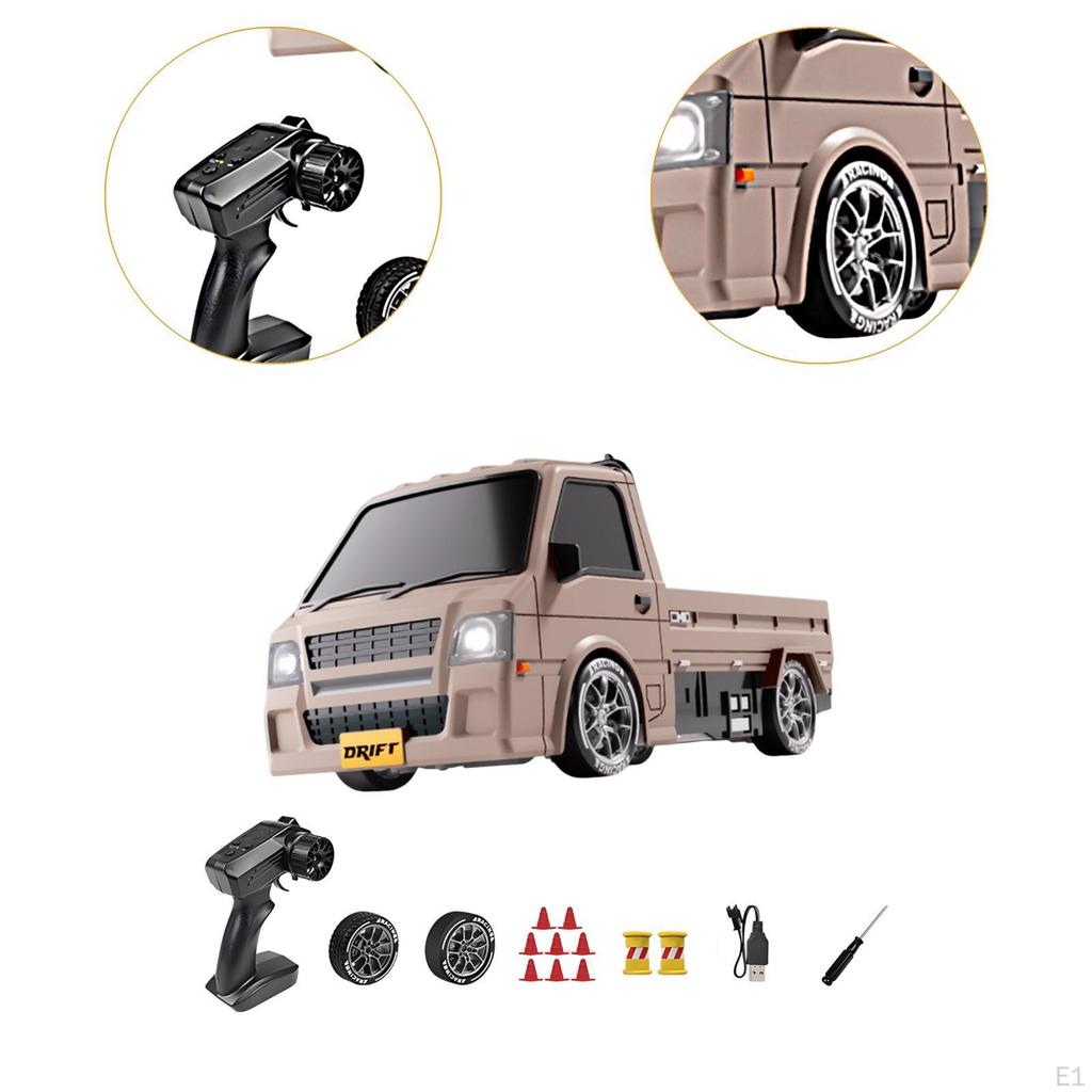 1/24 Truck Toy Fine Motor Skills Realistic RC Drift for Children Gifts