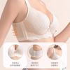 New large-size underwear, women's fat mm, large cup soft steel ring, upper support to gather bra adjustment type, closed sub-breasts thin