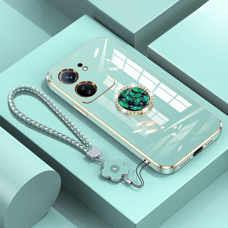 Redmi 13C 4G Kılıf Lüks Elmas Yüzük Kapak Xiaomi Redmi 13C 13 C 12C 10C 9C Telefon Kılıfı Askılı Kaplama Kılıf redmi13C