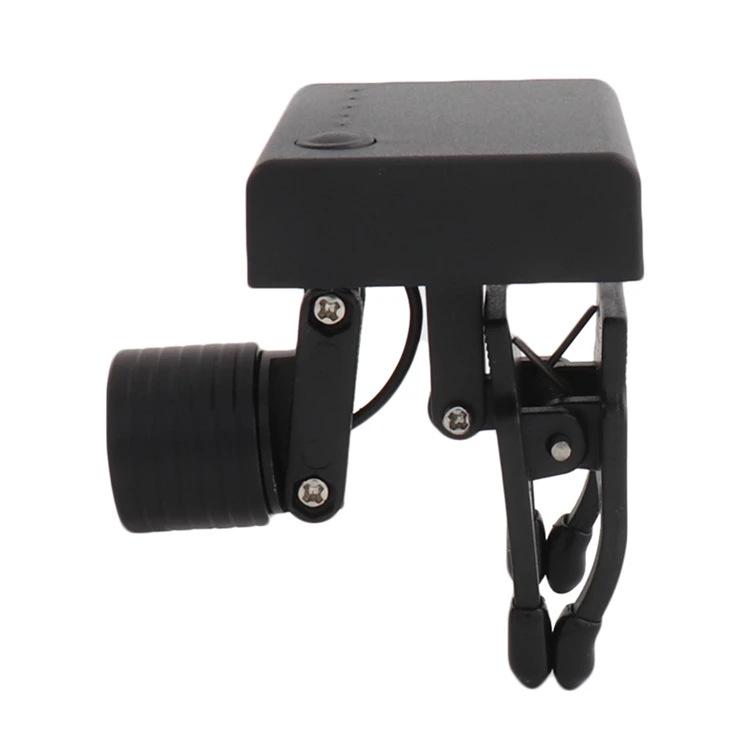 Integrated LED Dental Headlamp with Filter – Ultra-Bright, Wireless, Clip-On, Four-Level Adjustable Brightness