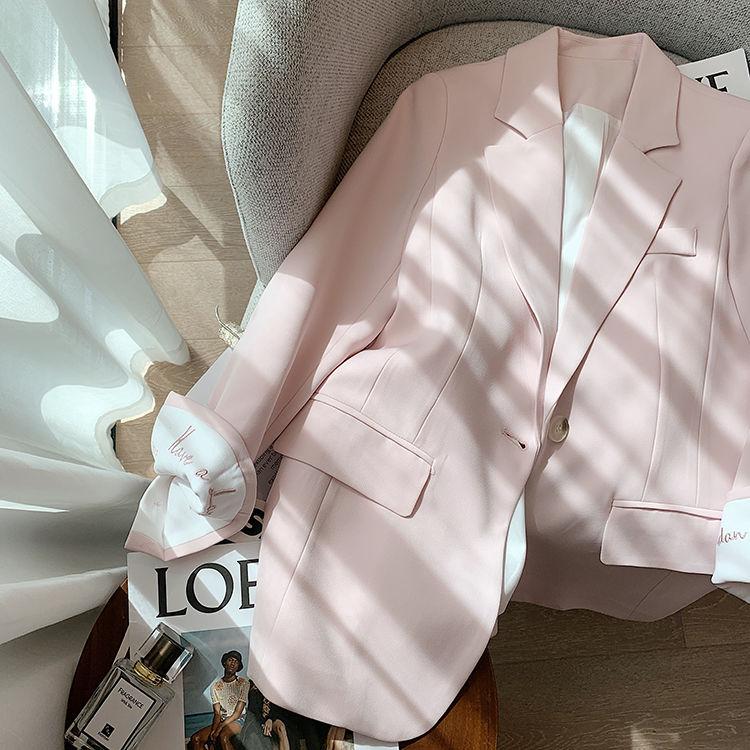 Dámská ležérní růžová bunda s výšivkou - módní a elegantní