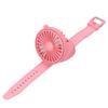 Watch Fan USB Charging Cute Bear Ears Portable Cartoon Wrist Strap Small Cool Watch Fan Red