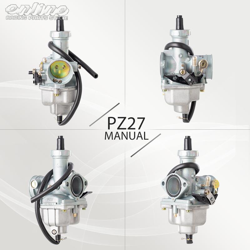 PZ27 Carburetor 27mm Carburador For CG125 CG150 CG200 TR250 175CC 200cc 250c TXM155 ATC200X AKT150 ATV Quad Go Kart Dirt Bike