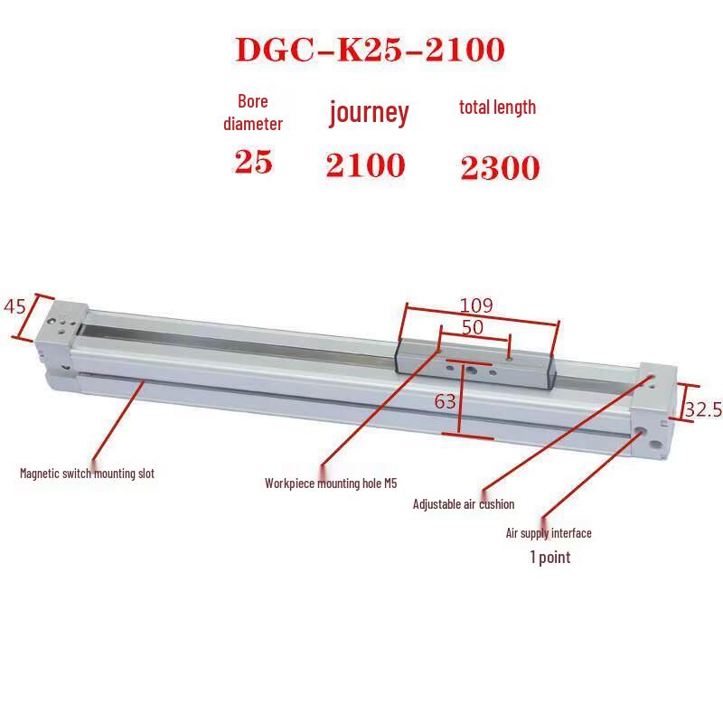 

Festo Style High-Speed Mechanical Rodless Cylinder