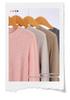 Women's Pure Cashmere Knit Pullover - Simple, Versatile Solid Color, Round Neck, Soft and Slimming Base Layer.