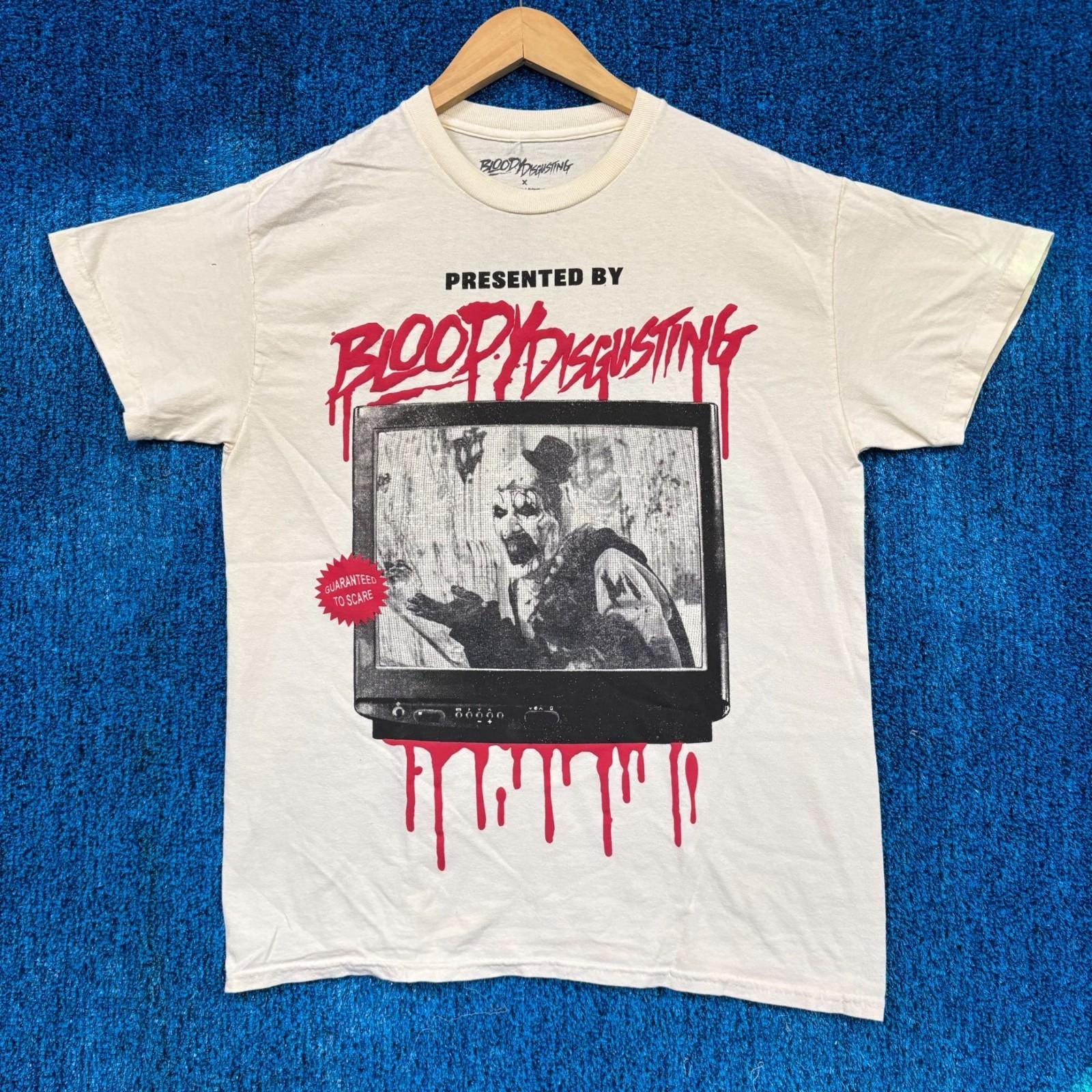 Bloody Disgusting x Terrifier Art the Clown Horror Art Tee M Unisex T-Shirt XXL