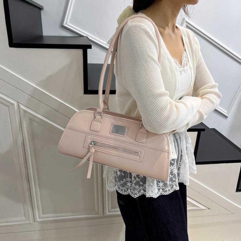 Solid Color Large-capacity Bag Women's New Casual Fashion Shoulder Bag