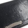 Very Good CHROME HEARTS Purse LNG SNGL FLD TIPS Single Fold black leather mens Used