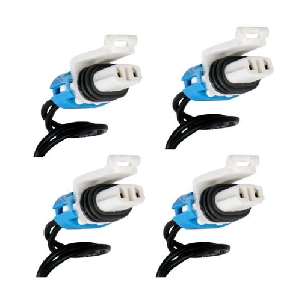 4 ABS Wheel Speed Sensor Connectors Front Rear L/R Fits: Cadillac Deville DTS