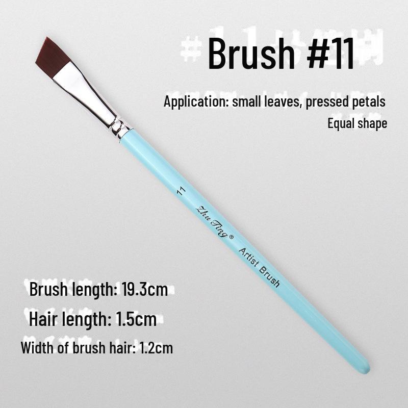 17-Piece Face Painting Brush Set for Various Artistic Techniques Like Line Work, Embossing, Blending, and More.