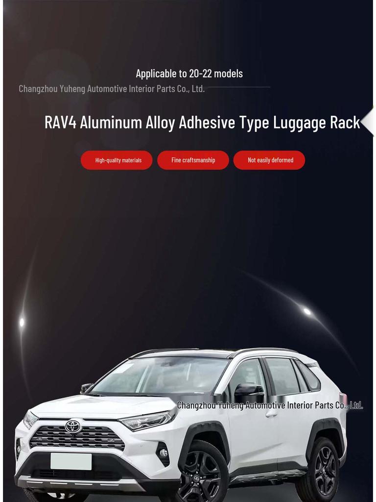 No-Drill Roof Rack Adapter for 2020-2022 Toyota RAV4 Luggage Rack