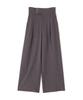 Jill by Jill Stuart Women's Back Lace Down Center Press Pants In Heather Black