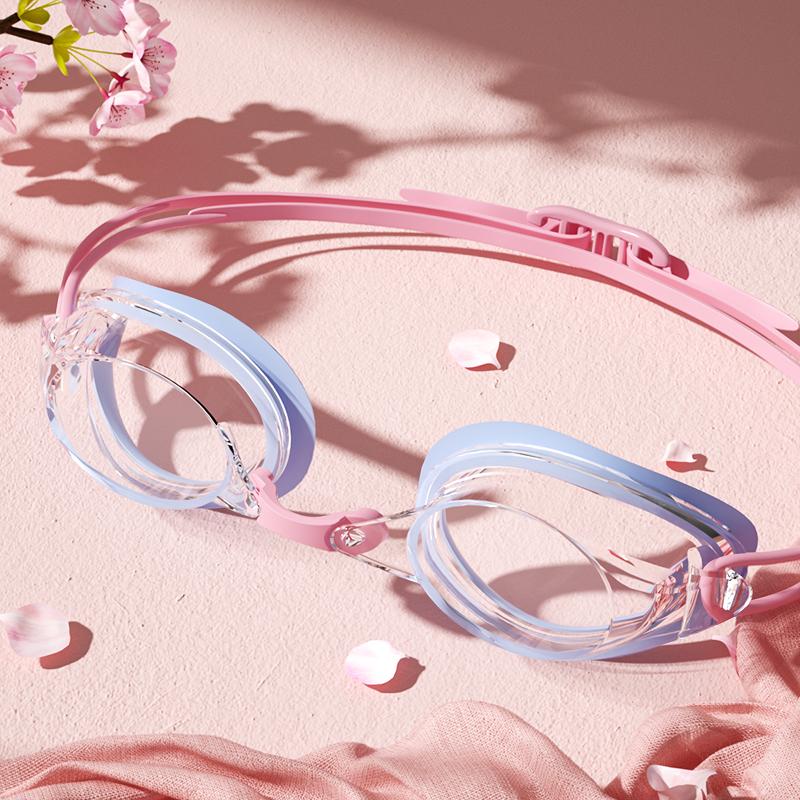 Unisex Profi Schwimmbrille für Erwachsene Beschlagsfrei Wasserdicht HD Sicht Schwimmbrille Bunte und Klare Gläser zur Auswahl