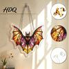 Puzzle Suncatcher Acrylic Owl Puzzle Colorful Rainbow Reflection Hanging Pendant No-Glue Relaxing