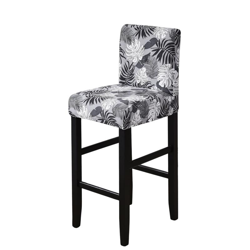 Stretch Bar Stool Covers Stretch Bar Stool Chair Covers, Counter Height Chairs Covers for Kitchen Dining Room Cafe Furniture