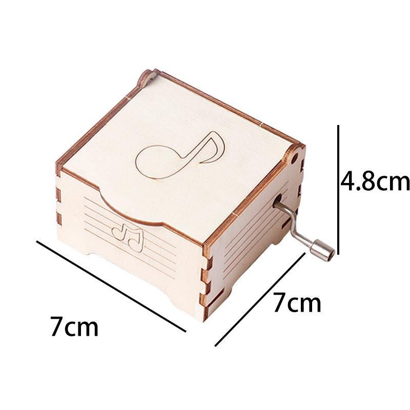 DIY Hand-Crank Wooden Music Box Science Experiment Kit for Students