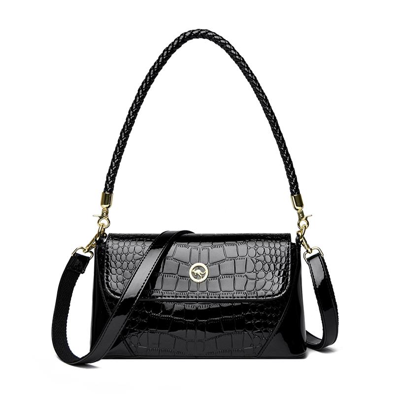 

Женские Модные Сумки через плечо из ПУ Кожи Высококачественные Crossbody Сумки Кошелек Сумка-тоут для Женщин Девушек Офиса Школы Покупок чёрный