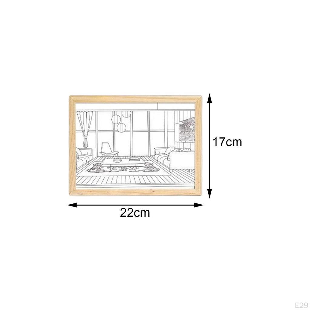 LED Lighting Painting Decoration Glowing Photo Frame Birthday Gift Art Night Lamp for