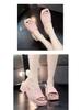 Women's Non-Slip Chunky Heel Slippers – Lightweight, Thick Sole, One-Strap Summer High Heels for Height Increase