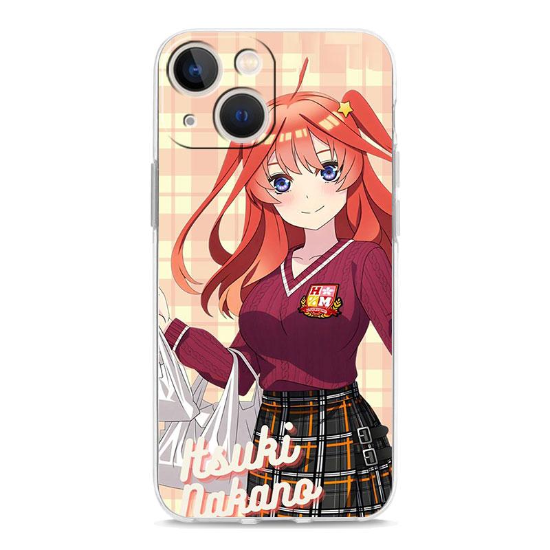 iPhone - 樹 itsuki The Quintessential Quintuplets Itsuki Transparent Soft Phone
