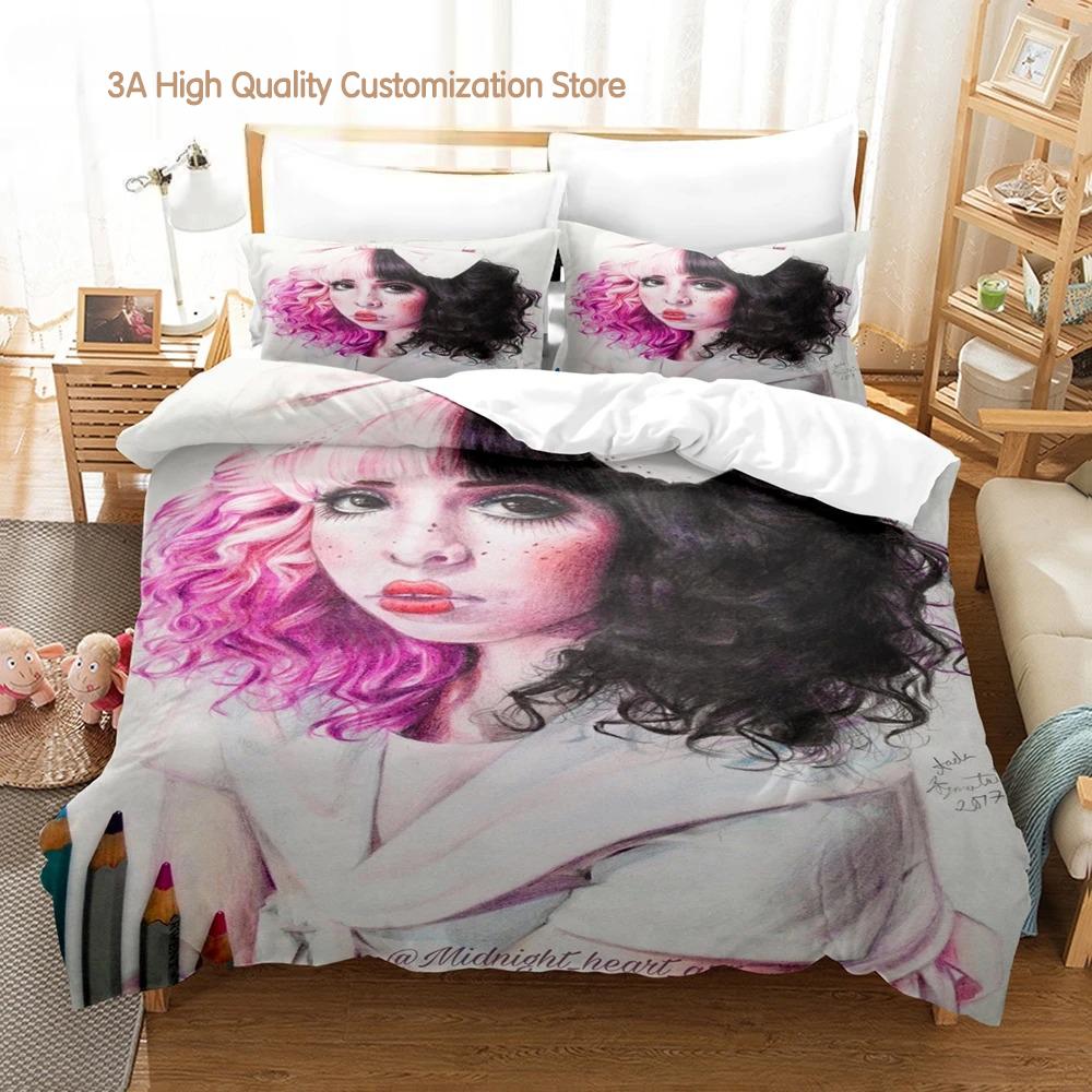 Melanie Martinez Merch Bedding Set Single Twin Full Queen King Size Bed Set Aldult Bedroom Duvetcover Sets Bed Sheet Set Cxg