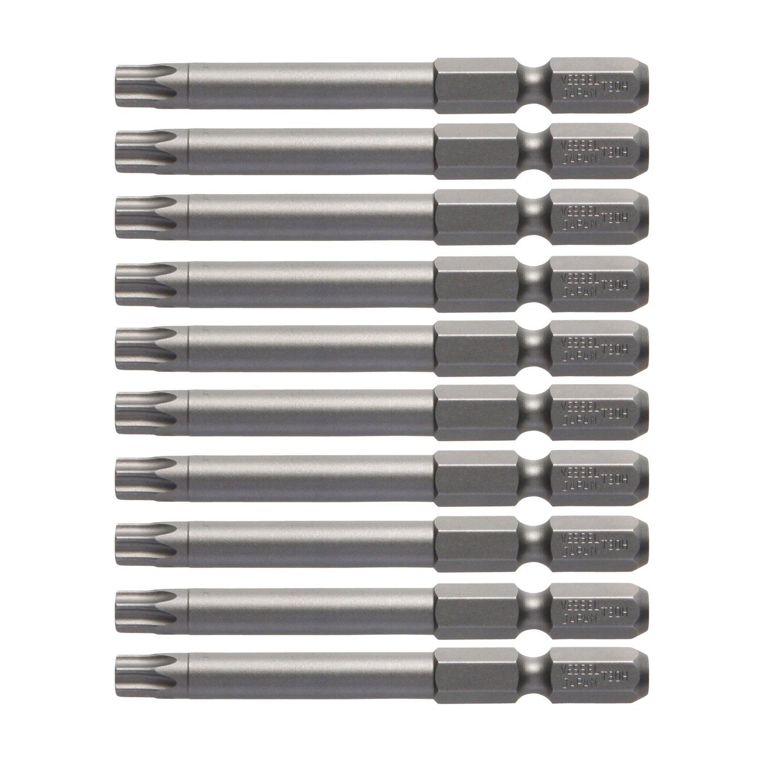 

VESSEL Насадка Torx T30H x 65 мм Набор из 10 V ZP