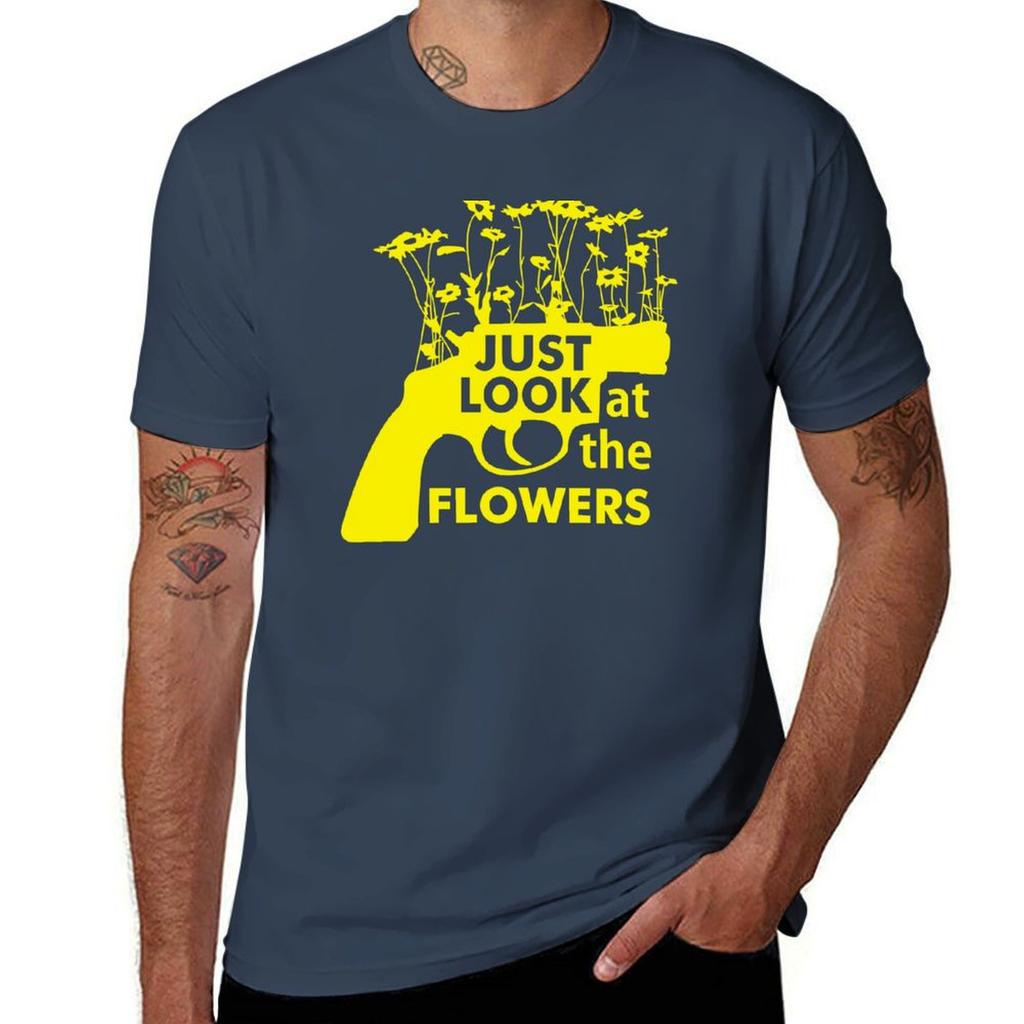 Just Look at the Flowers T-Shirt man t shirt luxury man t shirts cotton t shirts with prints T-Shirt