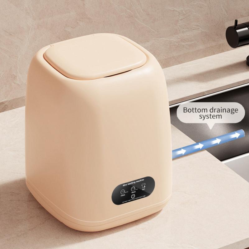 Baby Mini Washing Machine Portable Wave Wheel Ultra Clean Washing Machine Household Large Capacity Elution Integration Machine
