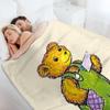 Corduroy Bear Throw Blanket Beach Moving Polar Blankets and Throws Blankets