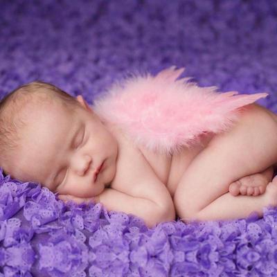 European & American Angel Feather Wings Costume for Baby Photography