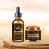 Natural Hair Care Oil, Nourishing Damaged Hair. Natural Hair Growth Oil Hair Care Cream Set Nourishes The Scalp,118ml+120g