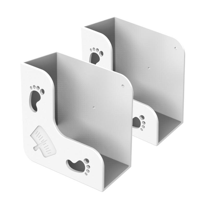 Wall Mount Holder Storage Rack For Digital Weighing Scale With Strong Adhesive Backing And Space Saving Design белый