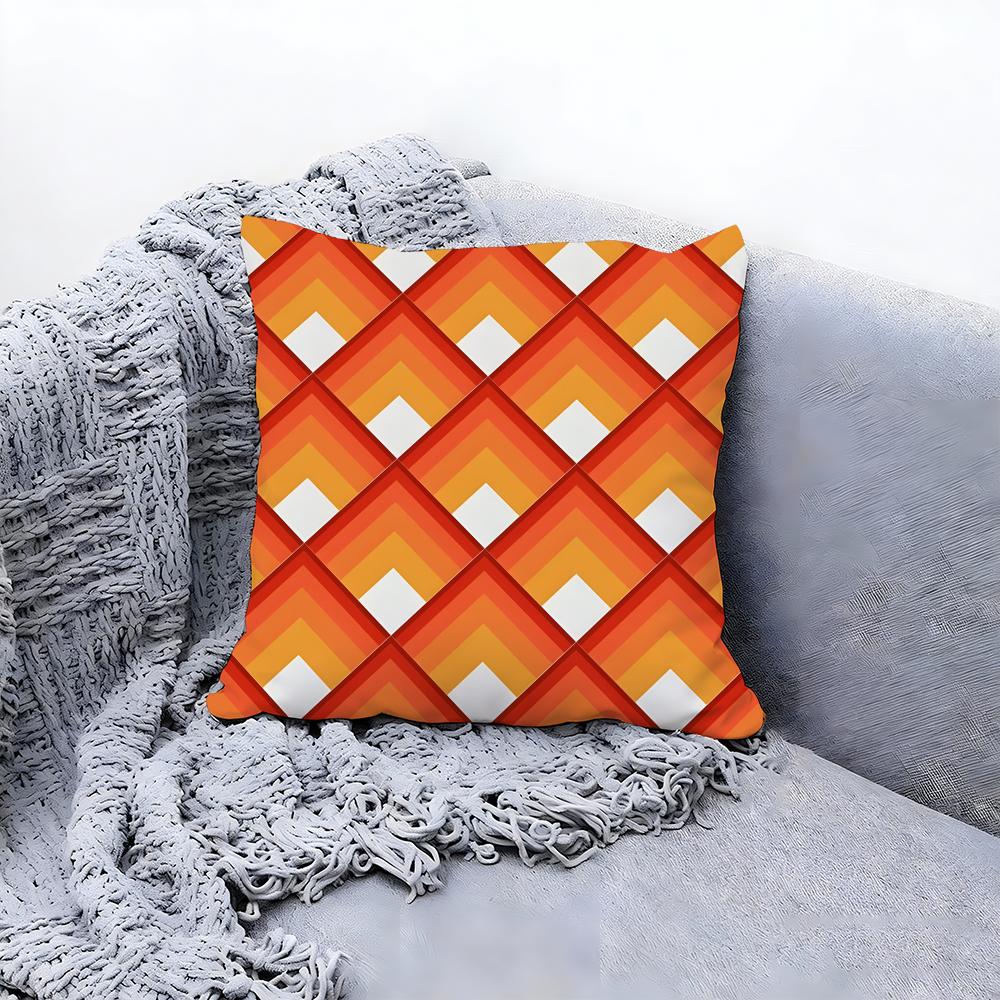 Rustic Log Cabin Pattern Decor Cushion Cover Premium Comfort Reversible Pillow Cove in One Design for Any Room Car Interior