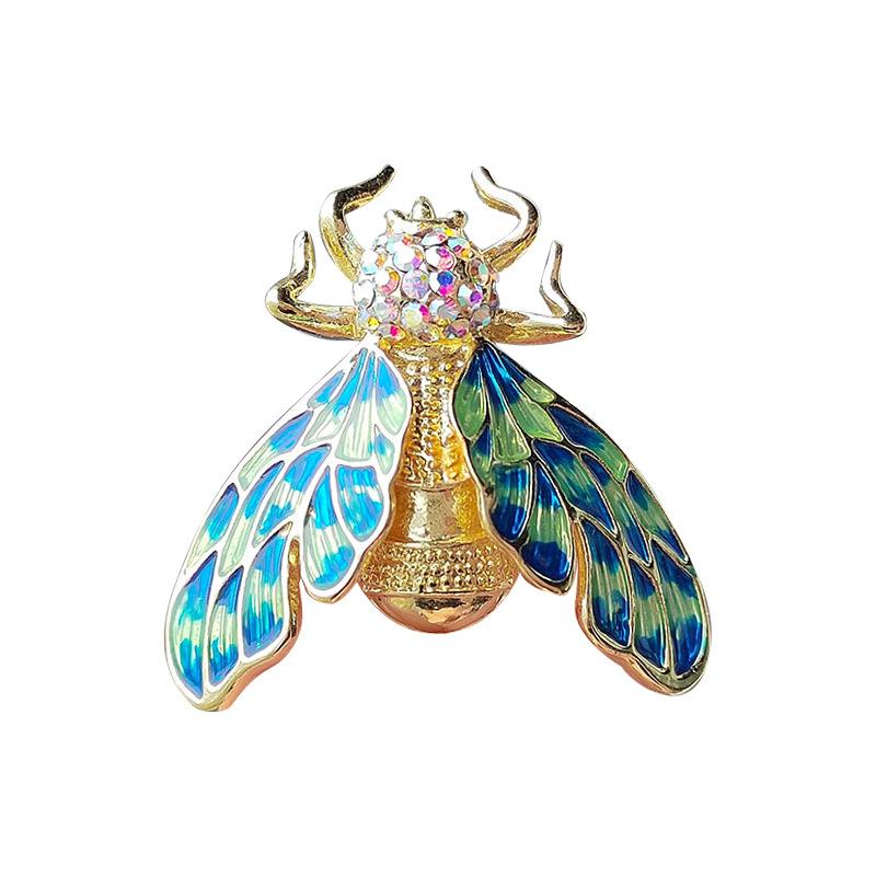 Bee Brooch Painted Oil Insect Cicada Brooch Accessory Corsage