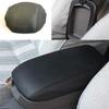 Cover Holster Trim Black Leather Console Armrest Box For Hyundai Elantra 2001-06
