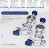 2PCS Brackets Fishing Chair Umbrella Holder Fishing Gear Fishing Chair Accessories Umbrella Mount Fishing Tool Mount Accessories