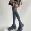 Japanese Fashion Autumn Winter Women Stockings Solid Color Thigh High Socks Lolita Lacework Knee High Socks Thigh High Stockings