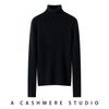 Women's High Neck 100% Pure Cashmere Sweater - Thickened, Slimming, Warm Knit Base Layer