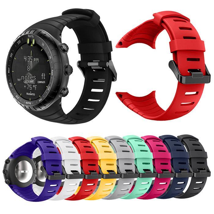 

Ремешок для часов из ТПУ силикона серии Suunto Core мятный зеленый