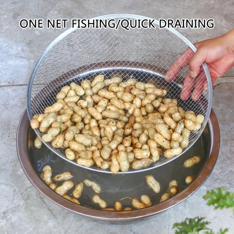 Professional Gardening Sifter Compost Sieve Tool Rock Dirt Separator Gardening Sifting Equipment Metal Texture for Soil