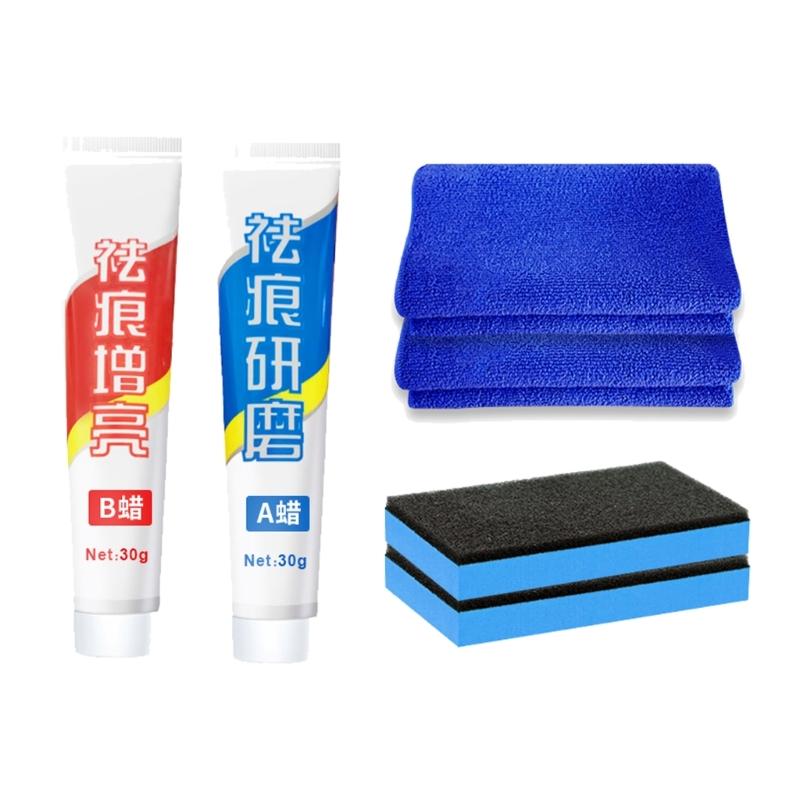 Advanced Car Paint Scratch Repair Polish Cream Compound For Minors Scratches Swirl Mark Easy Application Restores Shine