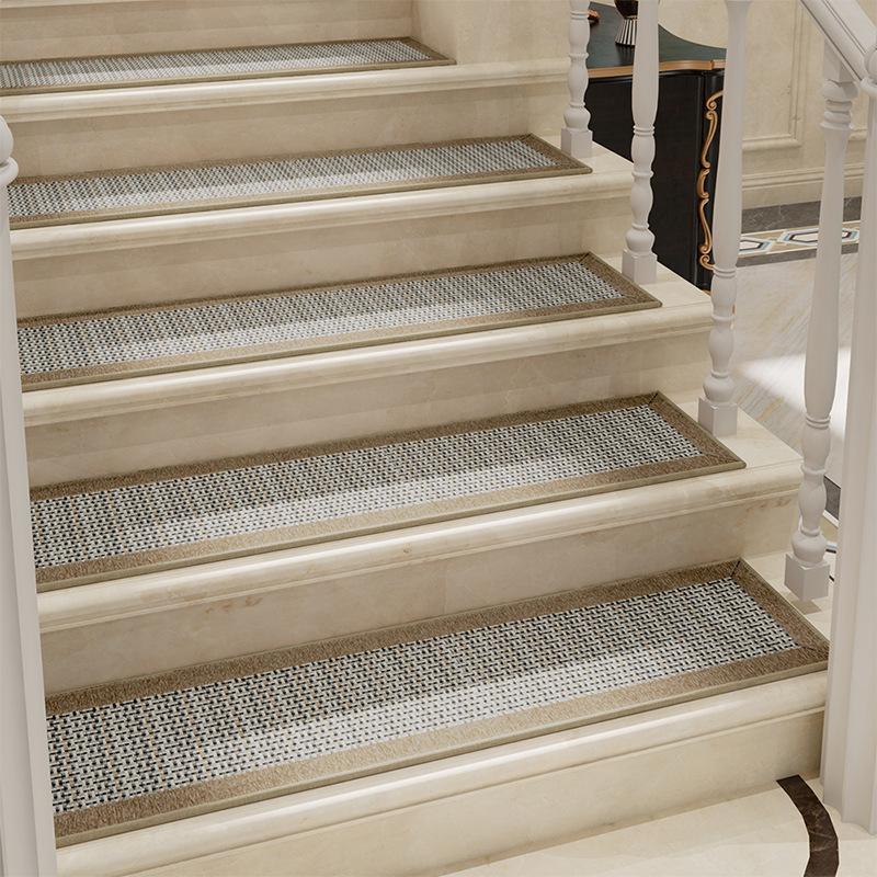 

Килимок для сходинок з масиву дерева, килимок для сходинок, самоклеючий килимок без клею, нековзний килимок, побутовий килим для внутрішніх кутових сходинок 20x76cm (no hemming)