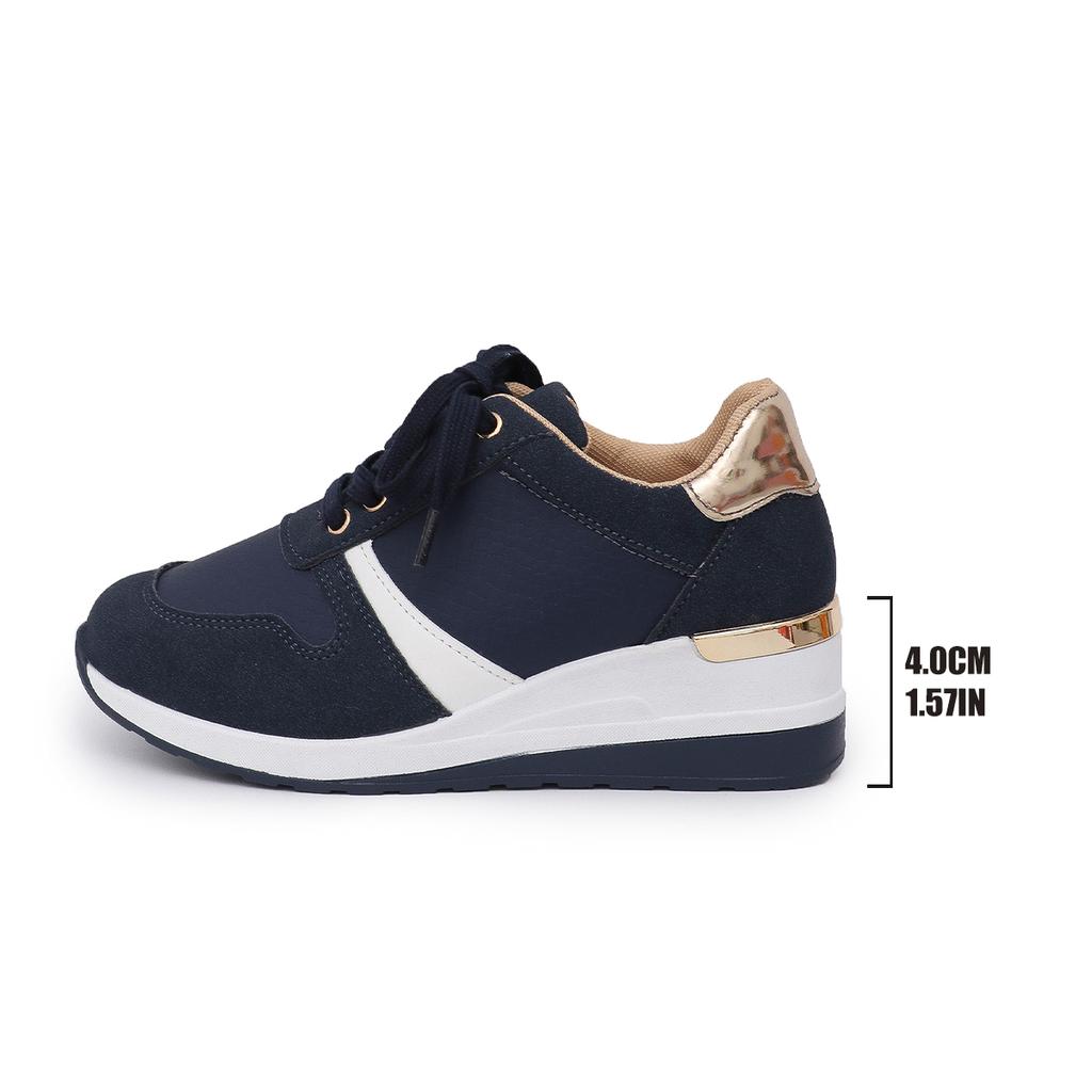 Women's Sneakers Light Pu Leather Casual Shoes Lace-up Vulcanized Shoes Luxury Tennis Training Shoes for Women Zapatillas Mujer