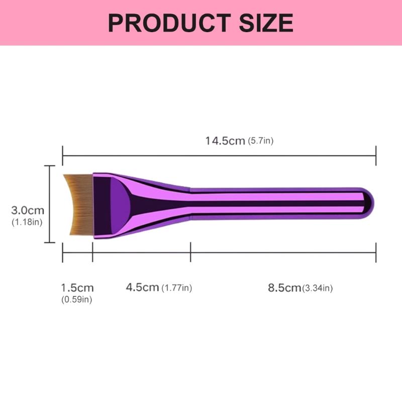 Ultra Thin Liquid Makeup Brush Makeup Brushes Professional Makeup Tool Slanted Concealer Brush for Liquid Makeup