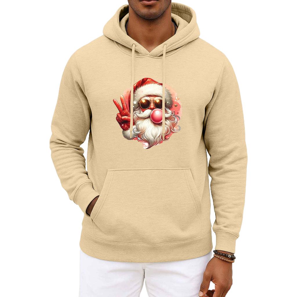 Men's And Women's Christmas Hooded Hood Long Sleeves Hoodie