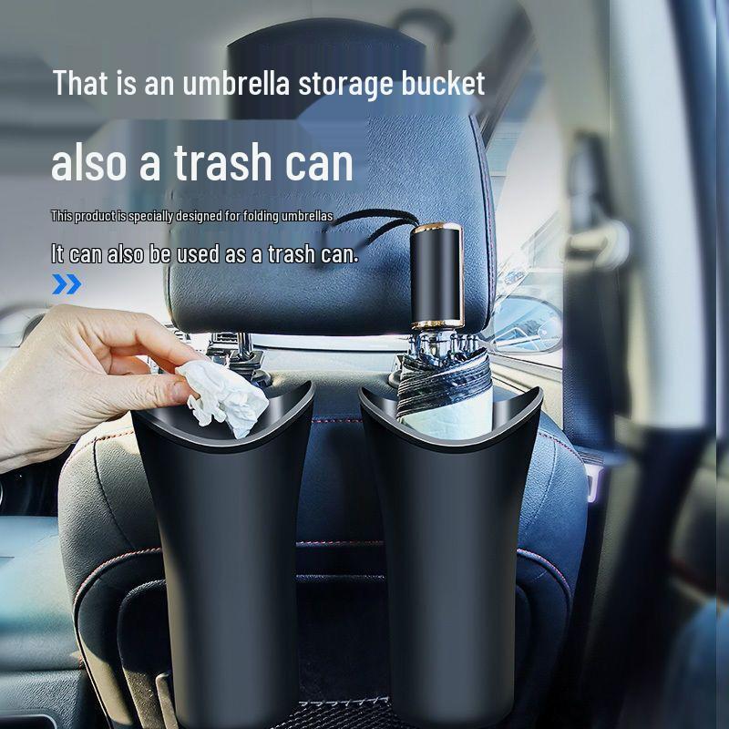 Waterproof Car Back Seat Umbrella Holder & Storage Clip