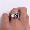 Snake Shape Trendy Index Finger Net Red Rings Hip Hop Wild Fashion Ring Female