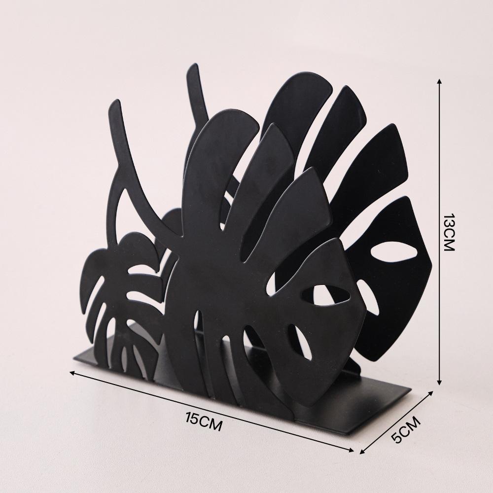

Дом Столовая Креативная Салфетница Западный Ресторан Простой Бумажный Ящик Декоративная Стойка для Хранения чёрный