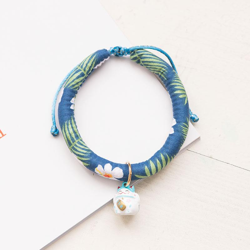 Japanese Japanese Zephyr Pet Collar Cute Little Strawberry Bells Cute Adjustable Accessories Cat and Dog Supplies